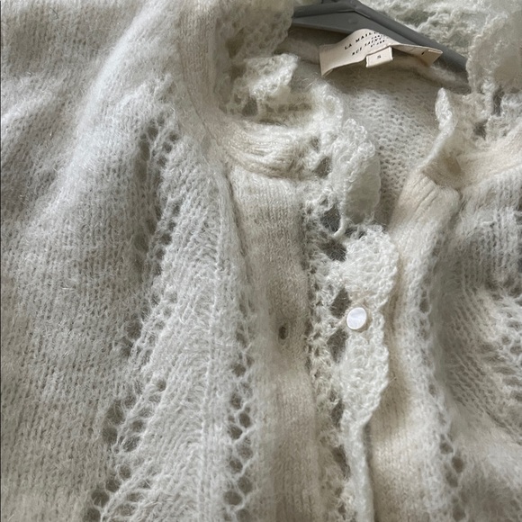 Sézane Angie Cardigan in Ecru (small) - Picture 7 of 7